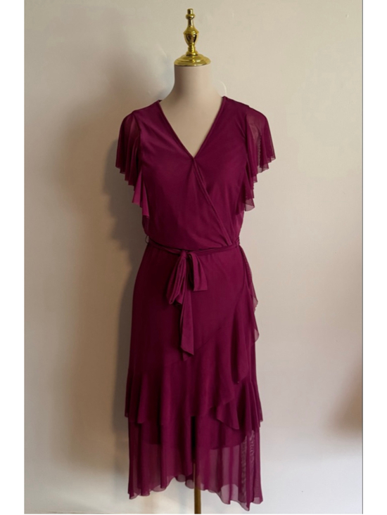 Curations x Debbie Denmon Dresses & Skirts - Women's Curations x Debbie Denmon Magenta High Low Dress XS